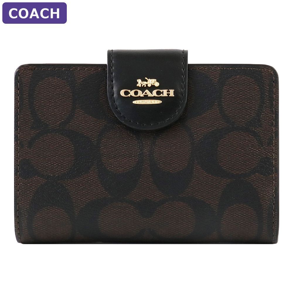 コーチ COACH 財布 二つ折り財布 C0082 IMAA8 シグネチャー ミニ財布