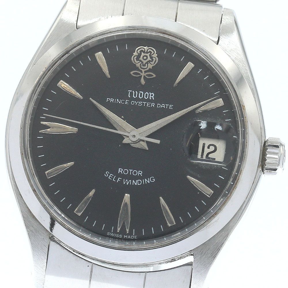 TUDOR プリンスオイスターデイト 7966 デカ薔薇 ATメンズ腕時計 稼働