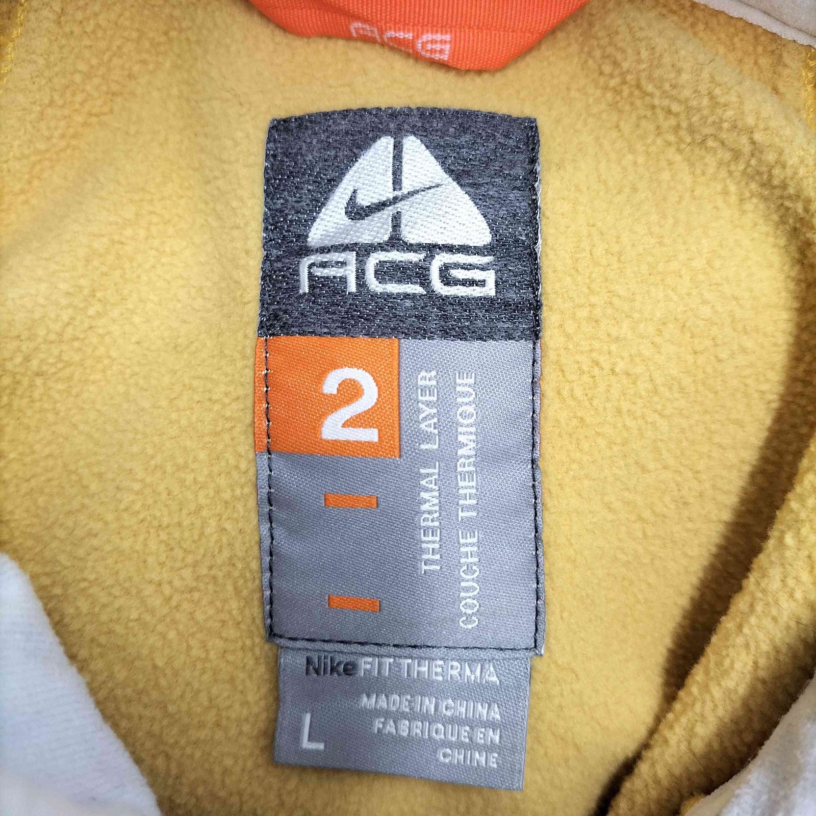 ナイキエーシージー NIKE ACG 00S ソフトシェルジャケット 裏地 