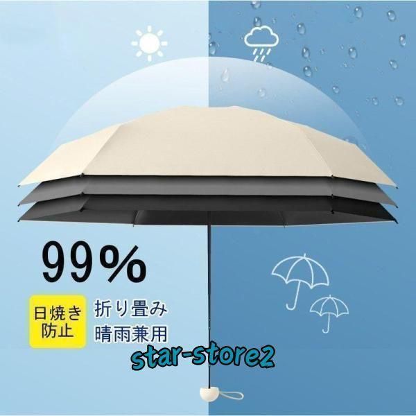 折りたたみ傘 日傘 レディース 6段折傘 8本骨 撥水加工 レディース 晴雨兼用 コンパクト UVカット UPF50+ 梅雨 日焼け防止 紫外線対策 遮熱