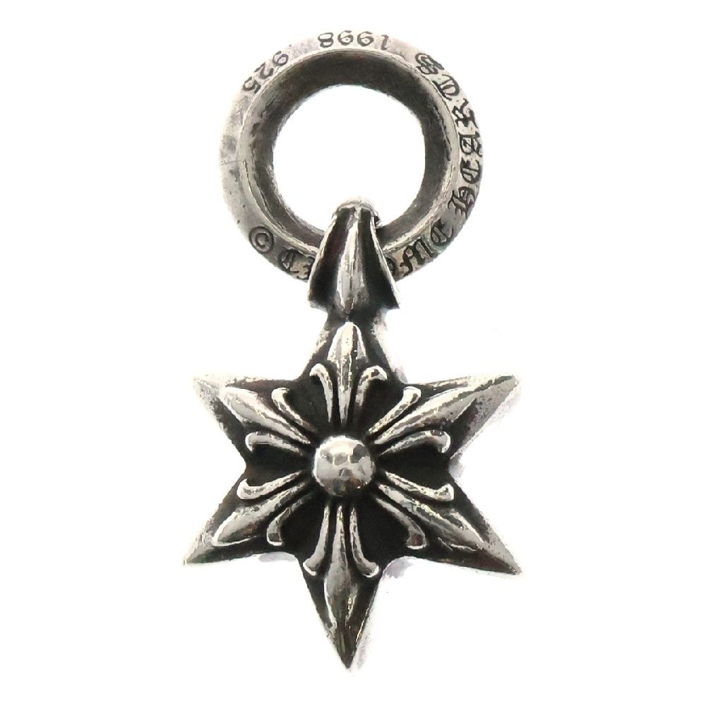CHROME HEARTS クロムハーツ 6POINT STAR CHARM 6ポイントスターチャーム ペンダントトップ シルバー BCA204