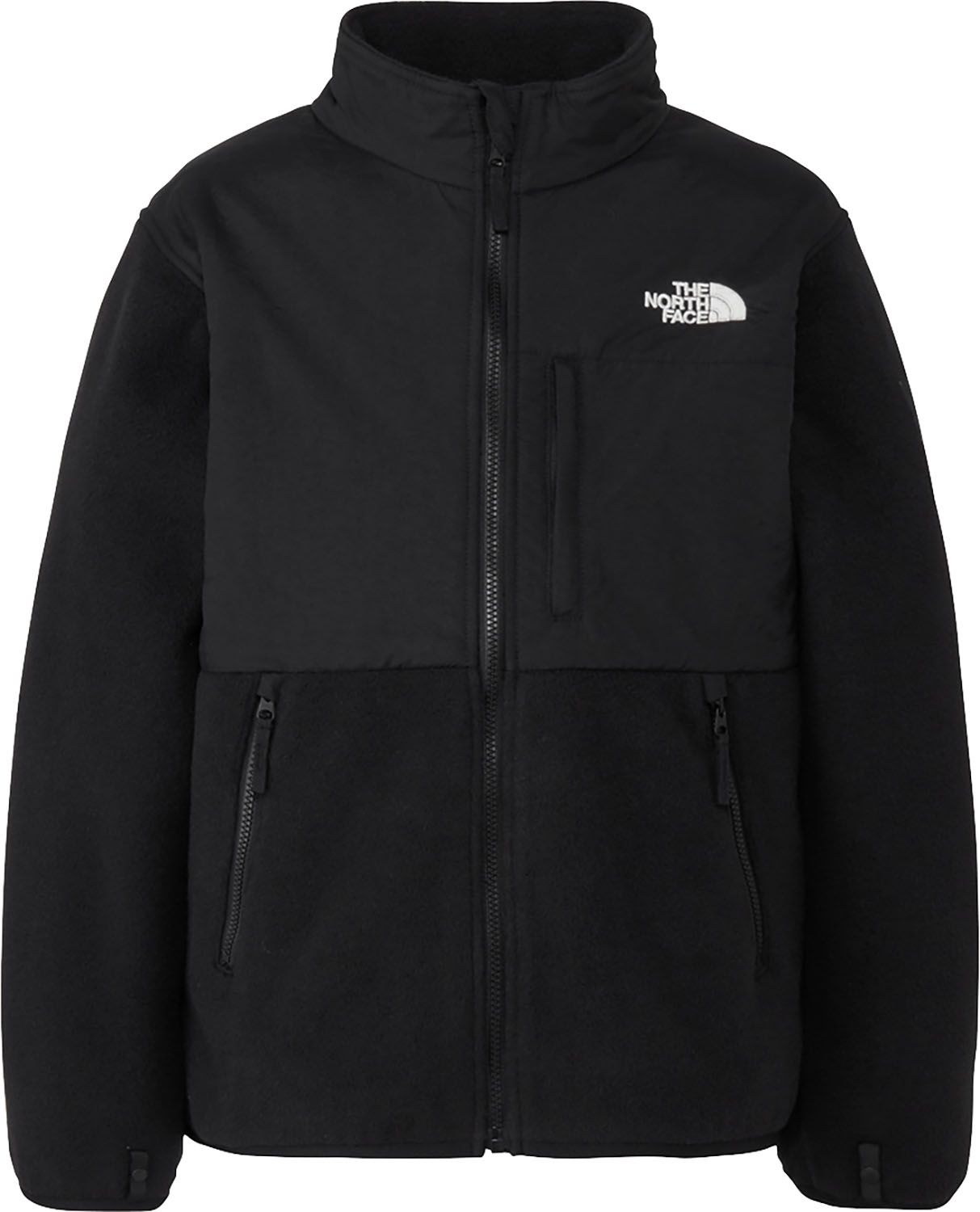 ザ ノース フェイス THE NORTH FACE アウトドア キッズ デナリジャケット ジュニア 子供 フリース アウター 上着 防寒着 軽量 秋 冬 普段着 通学 外遊び キャンプ ロゴ刺繍入り 親子コーデ NAJ72552 K ブラック