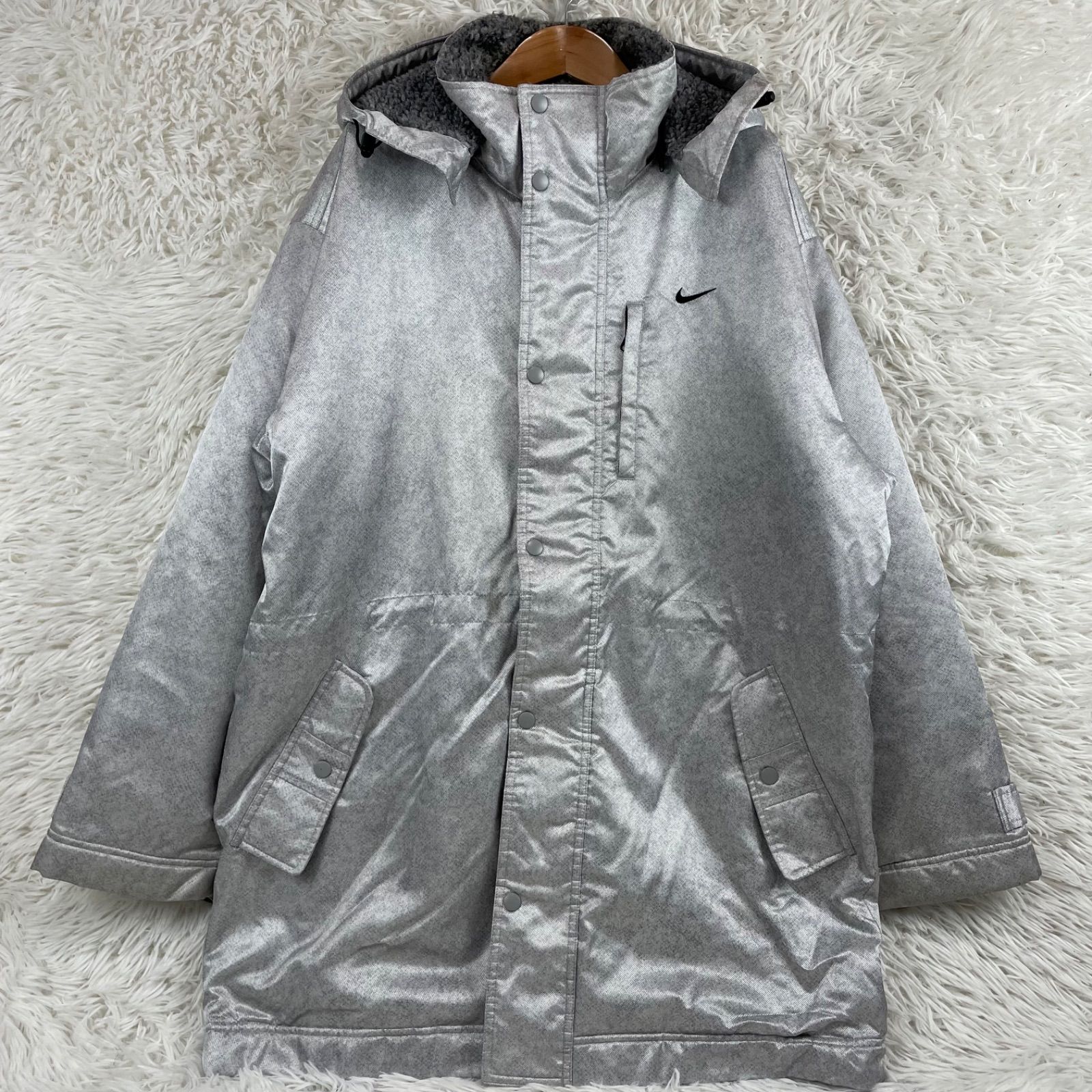 希少カラー NIKE ナイキ ボア ベンチコート Lサイズ ロングコート 