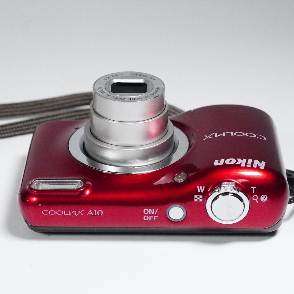 【美品】NIkon COOLPIX A10 レッド　動作確認済 Nikon ニコン COOLPIX A10 レッド 動作OK 1週間保証 /1133