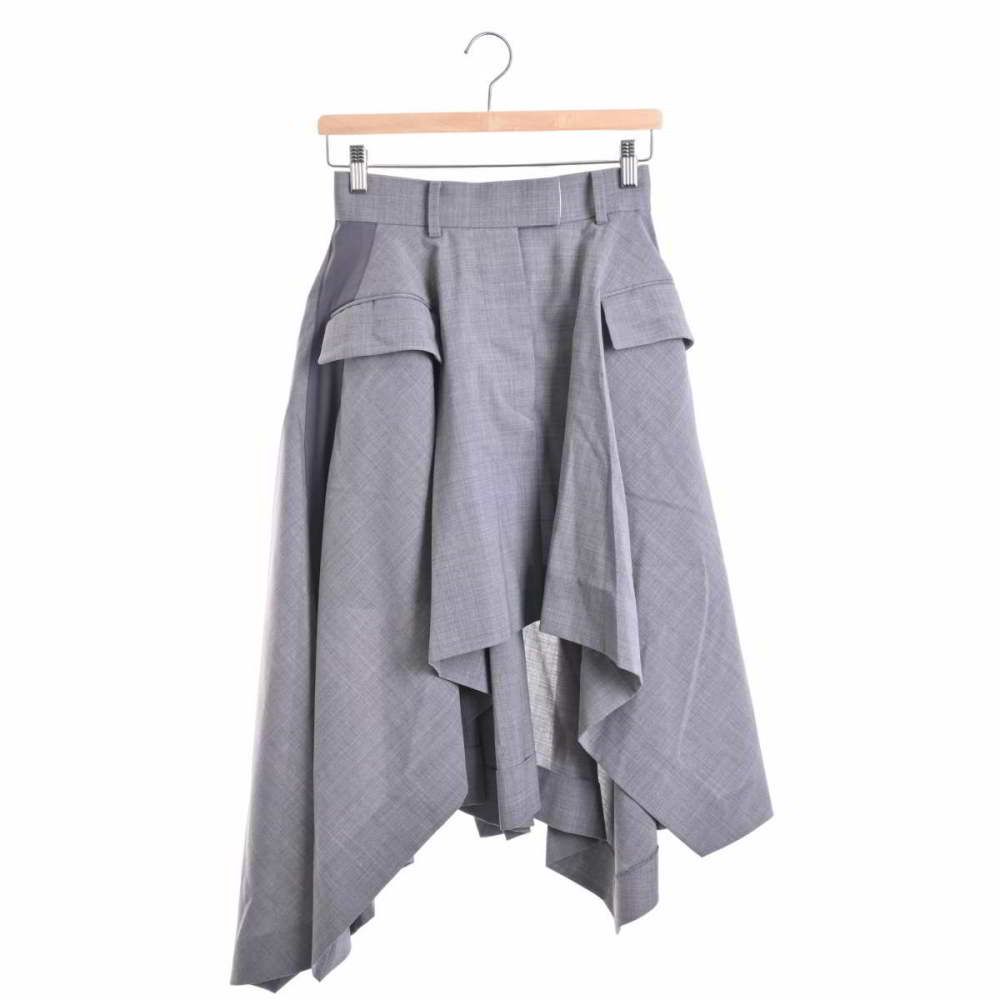 スカート sacai 21SS Suiting Asymmetry Skirt sacai 21SS Suiting Asymmetry Skirt