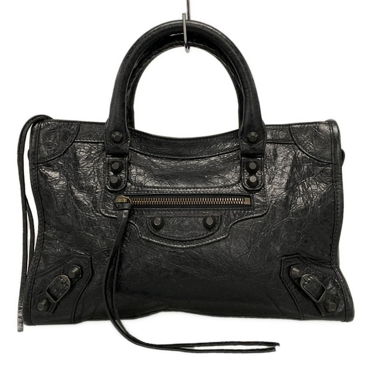 BALENCIAGA バレンシアガ ハンドバッグ ル シティ スモール 811442 黒 レザー
