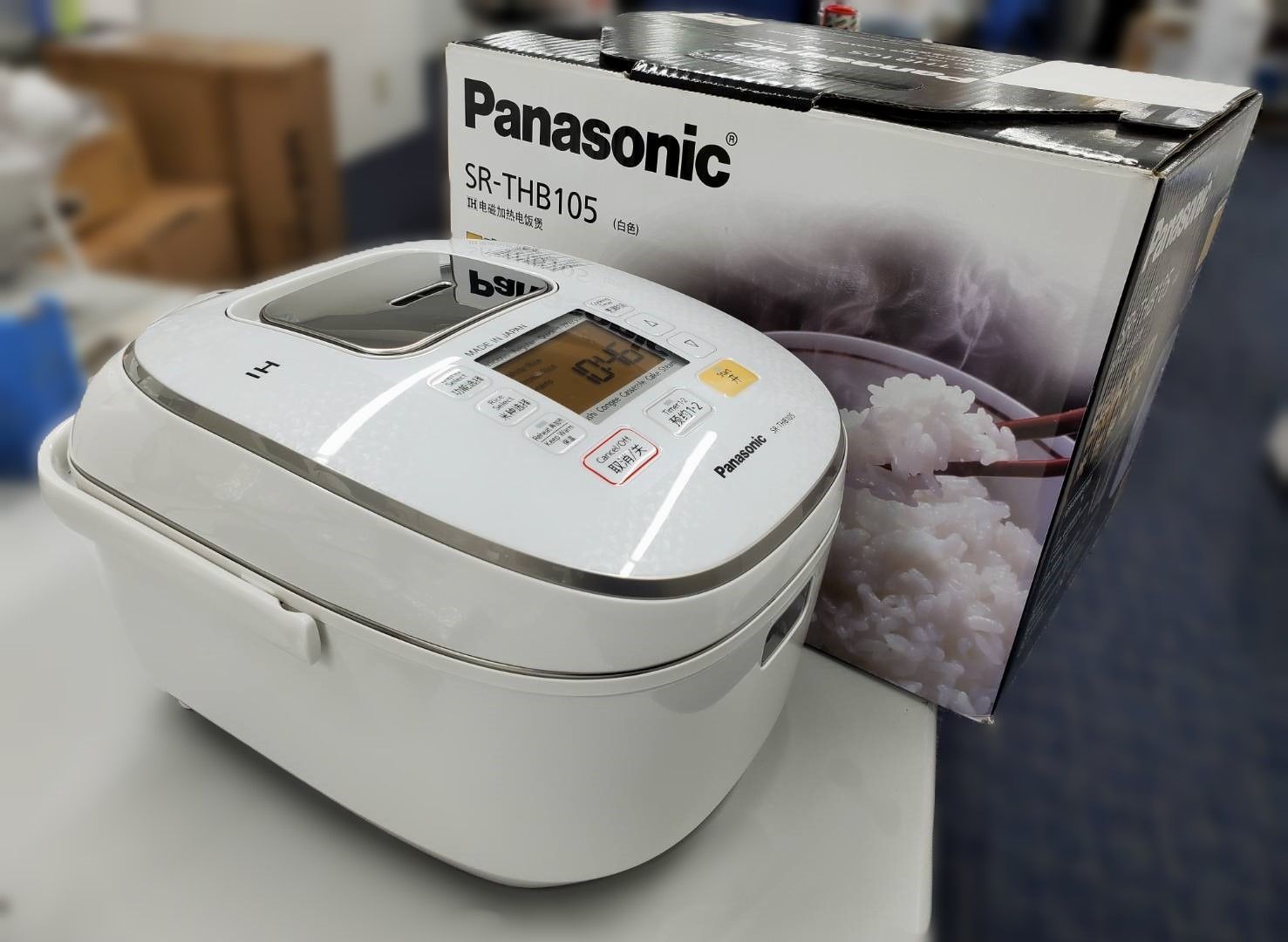 Panasonic 日本製 海外仕様 220V 炊飯器 SR-THB105-W ホワイト