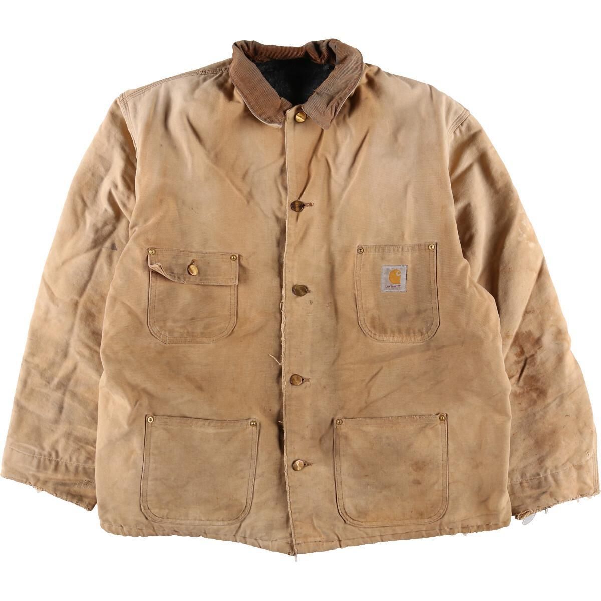 古着 カーハート Carhartt ミシガンチョアコート ダック地カバーオール