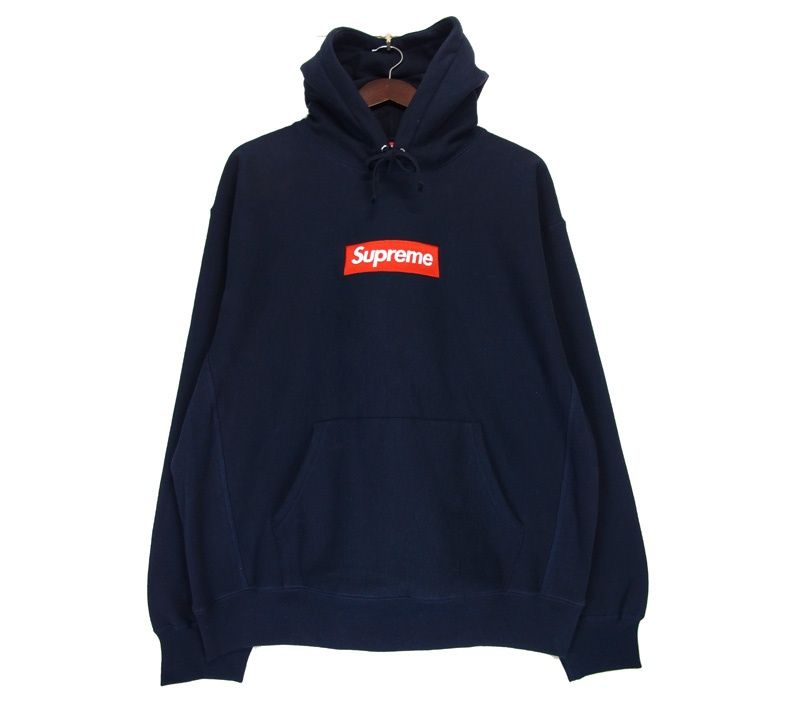 シュプリーム Supreme 24AW 【 Box Logo Hooded Sweatshirts Navy 】 ボックス ロゴ フーデッド スウェットシャツ パーカー　h3006
