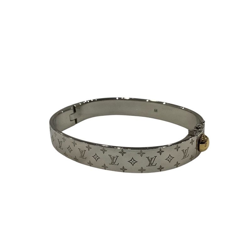最新入荷 LOUIS VUITTON ルイ・ヴィトン カフ ナノグラム ブレスレット アクセサリー