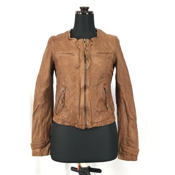 イタリア製 レザージャケット BRUNO MORELLO ブラウン XLサイズ Matou Stand/C Leather Short Jacket – マザーハウス 公式サイト