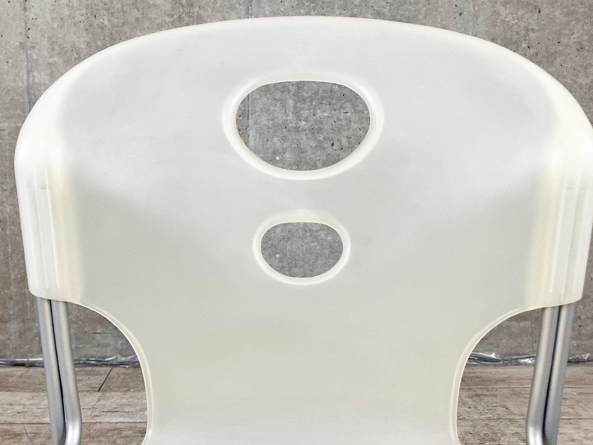 ポストモダン　ユニーク　ミーティングチェア　メタル　JAPANVINTAGE ｂ T'z CORPORATION□T's MANBOU□喜多俊之/KITA TOSHIYUKI