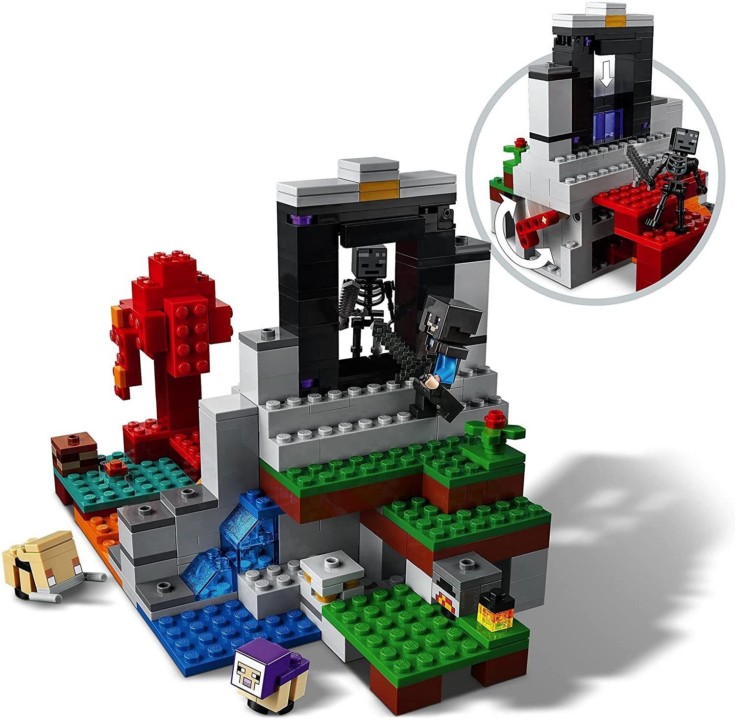 レゴ(LEGO) マインクラフト 荒廃したポータル 21172 - メルカリ