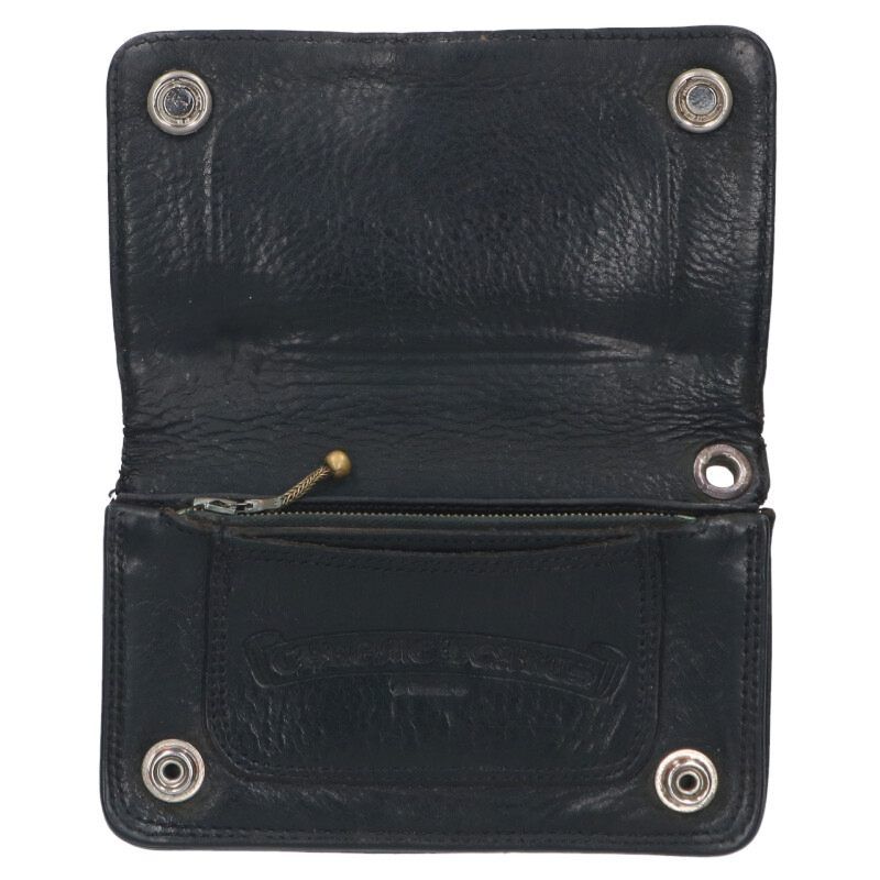 ケルティックボタンレザーウォレット財布 メンズ