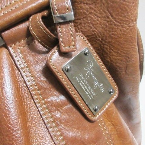 銀座かねまつ GINZA Kanematsu レザートートバッグ チャーム 鞄