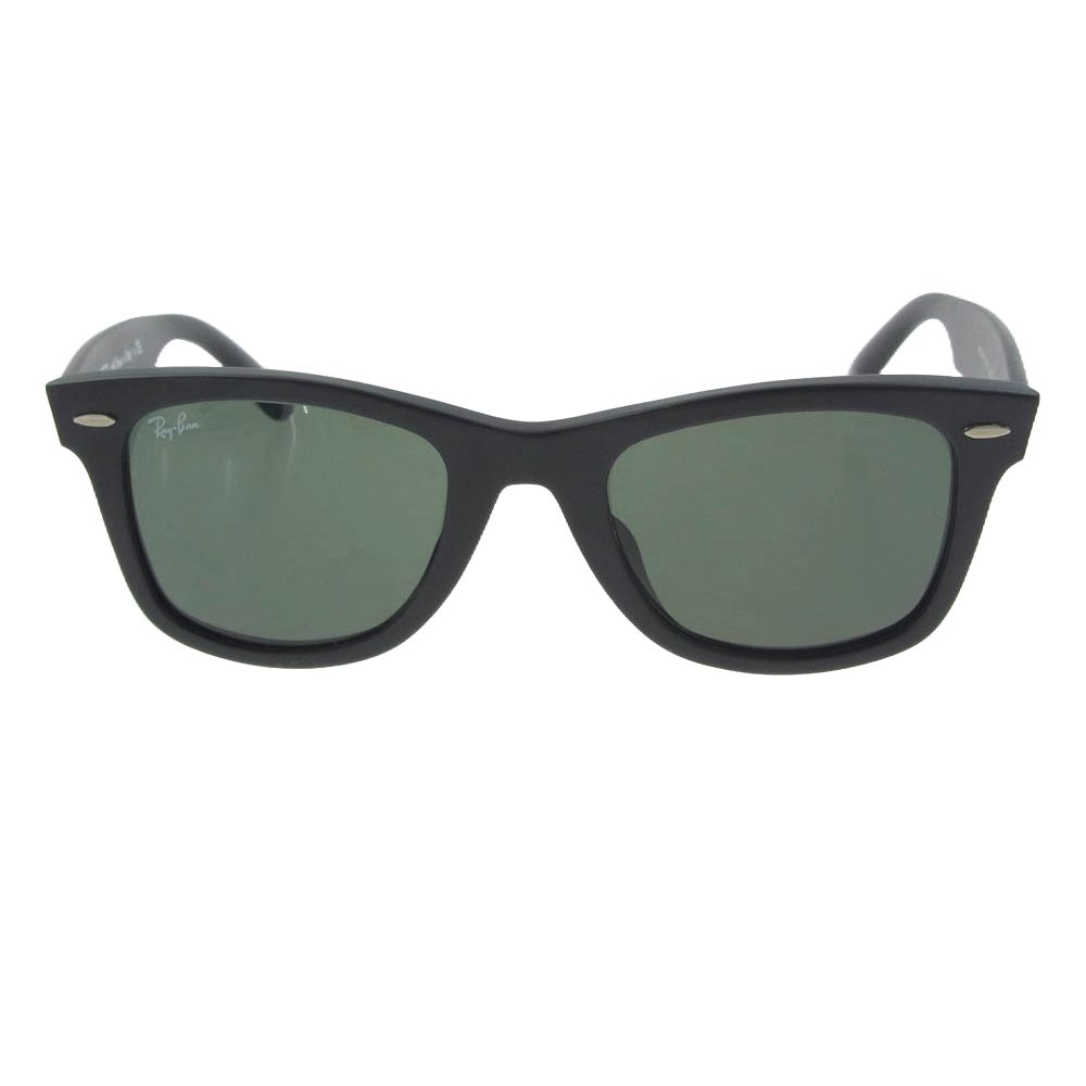 Ray-Ban レイバン 2140-F ウェリントン カラーレンズ サングラス アイウェア ブラック系【中古】