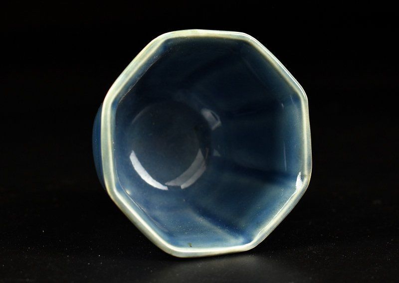 古伊万里 瑠璃猪口