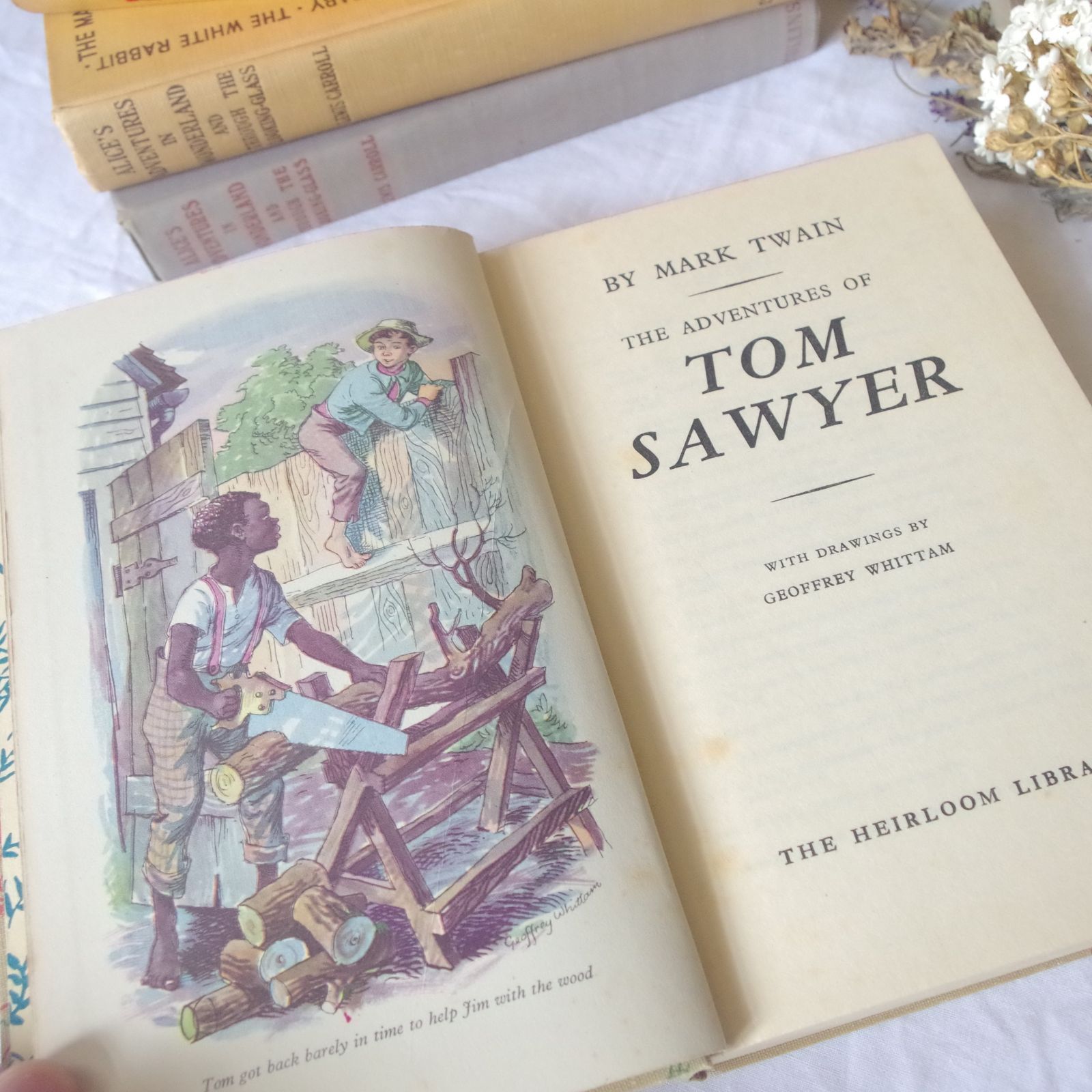 アンティーク洋書】トムソーヤーの冒険 The Adventures of Tom