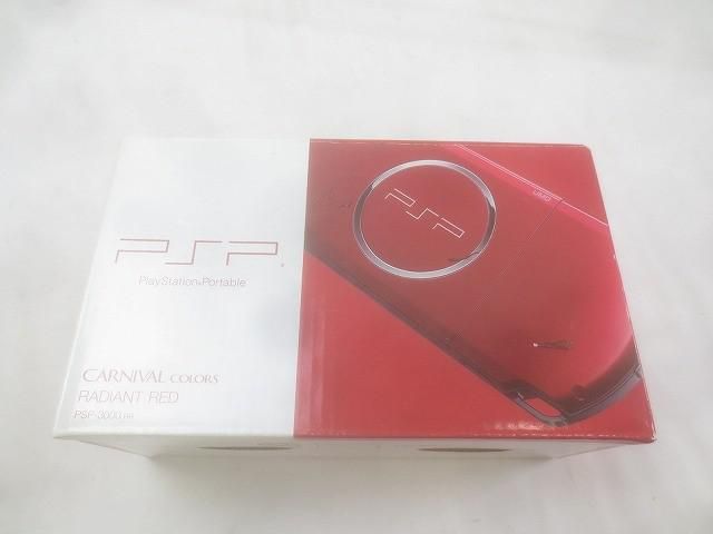 品 ゲーム PSP 本体 PSP3000 ラディアントレッド 動作品 き