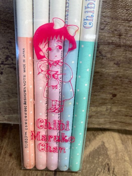 P3f【未使用保管品】ちびまる子ちゃん まるちゃん えんぴつ 5本セット