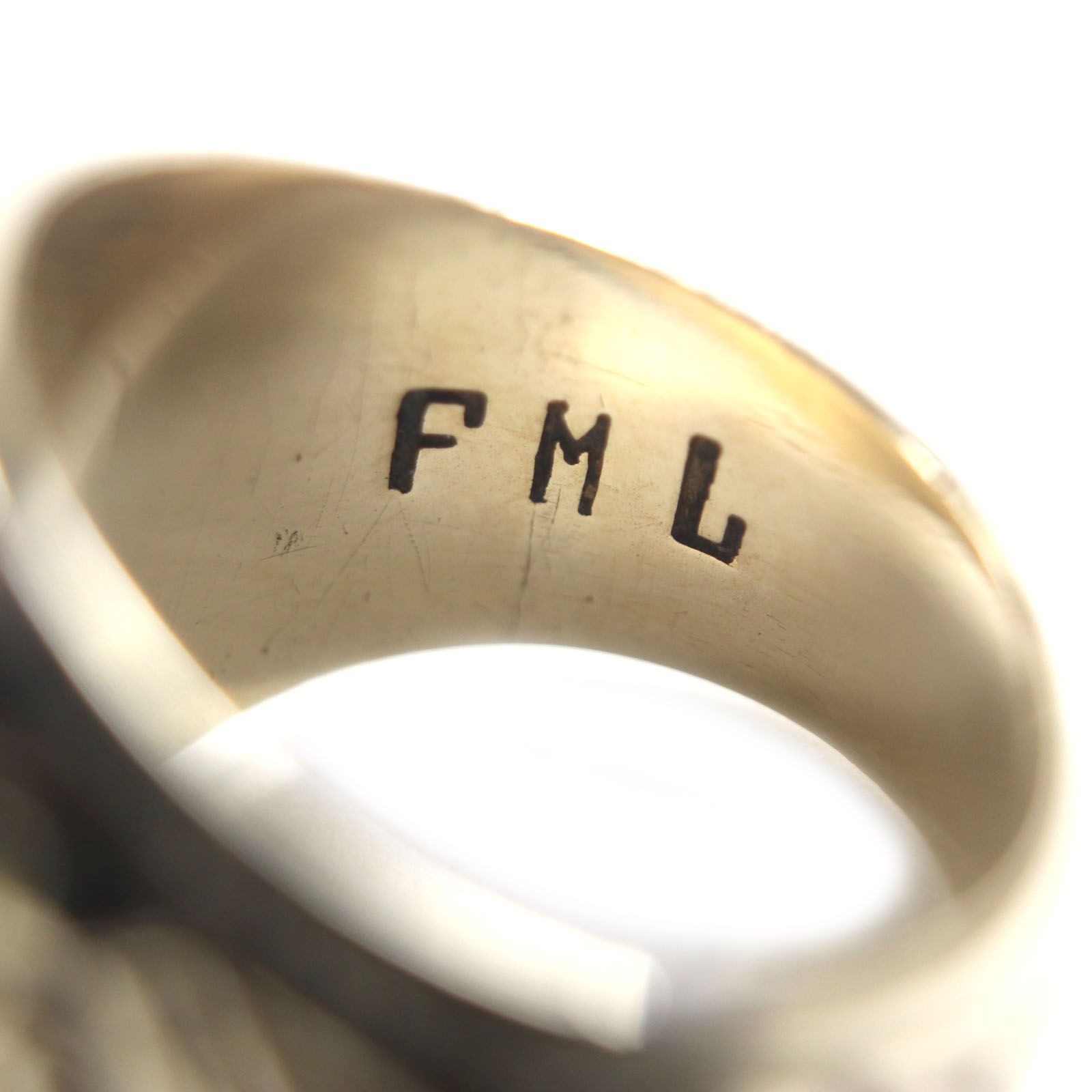 リンク　ヴィンテージ　10k 刻印　あり 美品▽ZALES ヴィンテージ LUB BOCK HIGH 1974 10K カラー