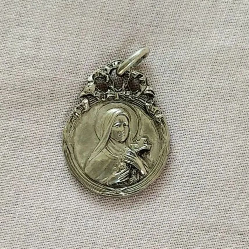 アール・デコ　リジュール聖テレーズ フランス 聖テレジア リジュー テレーズ メダイ アンティーク