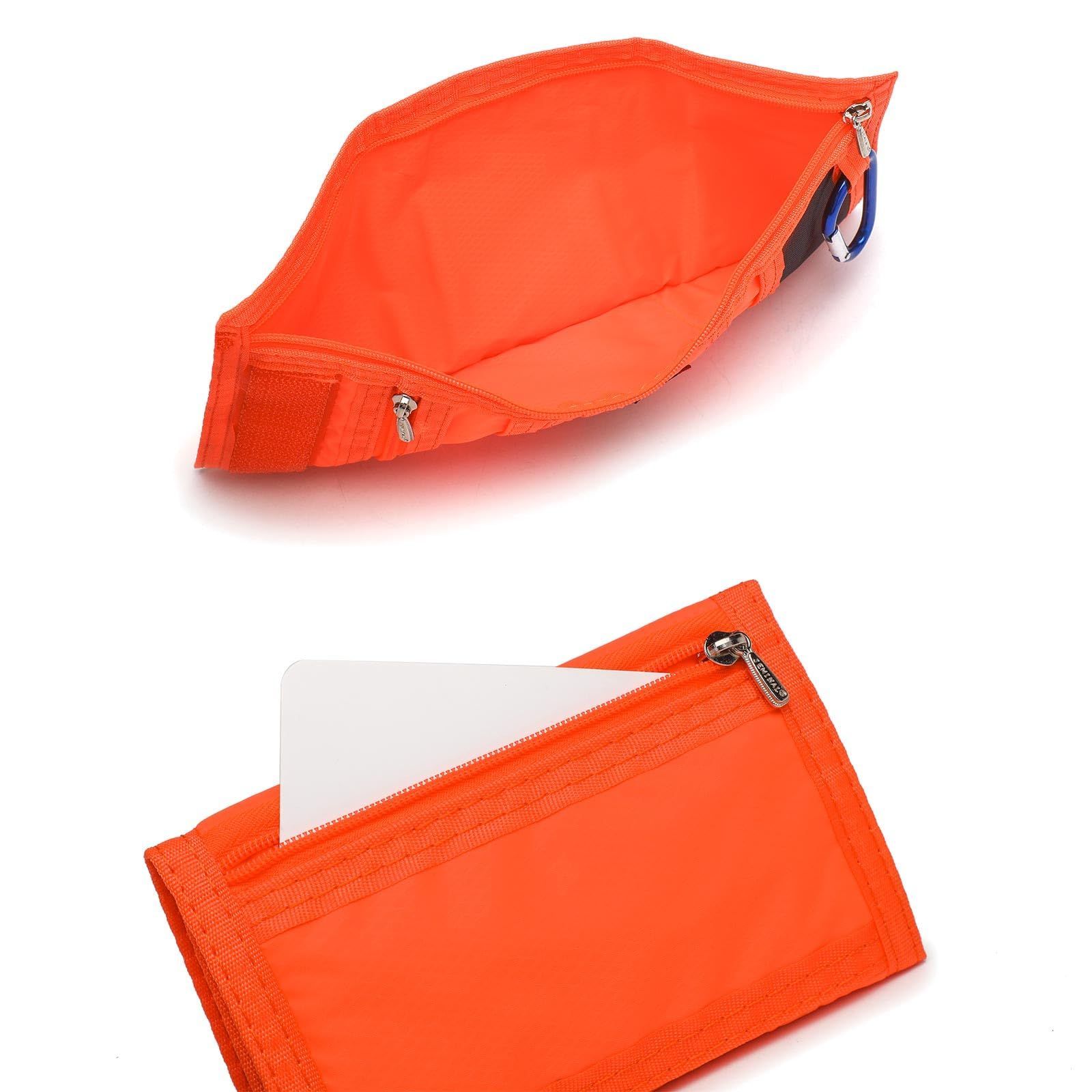 オレンジ色です ユニセックス 三つ折りマジックテープです 再生 な素材 変形しない ソフト です財布三つ折り子供コイン 超軽量 超薄型 メンズ財布 小さい財布 レディース ミニ財布 アウトドア コンパクト財布 JEMINAL