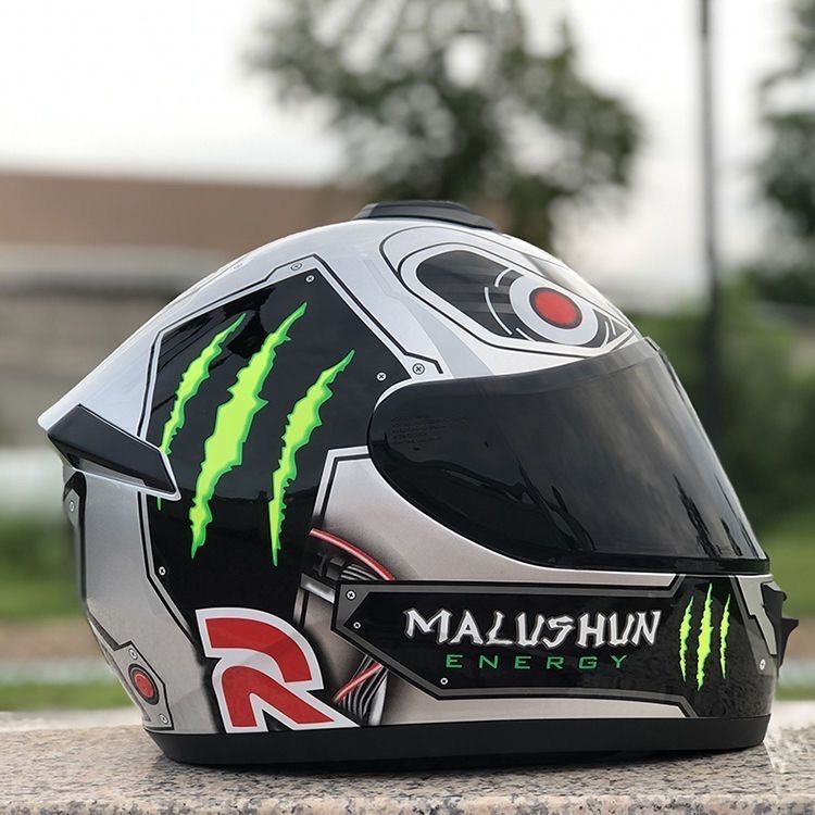 可愛いバイクヘルメット フルフェイス 男女兼用 原付・電動バイク対応M