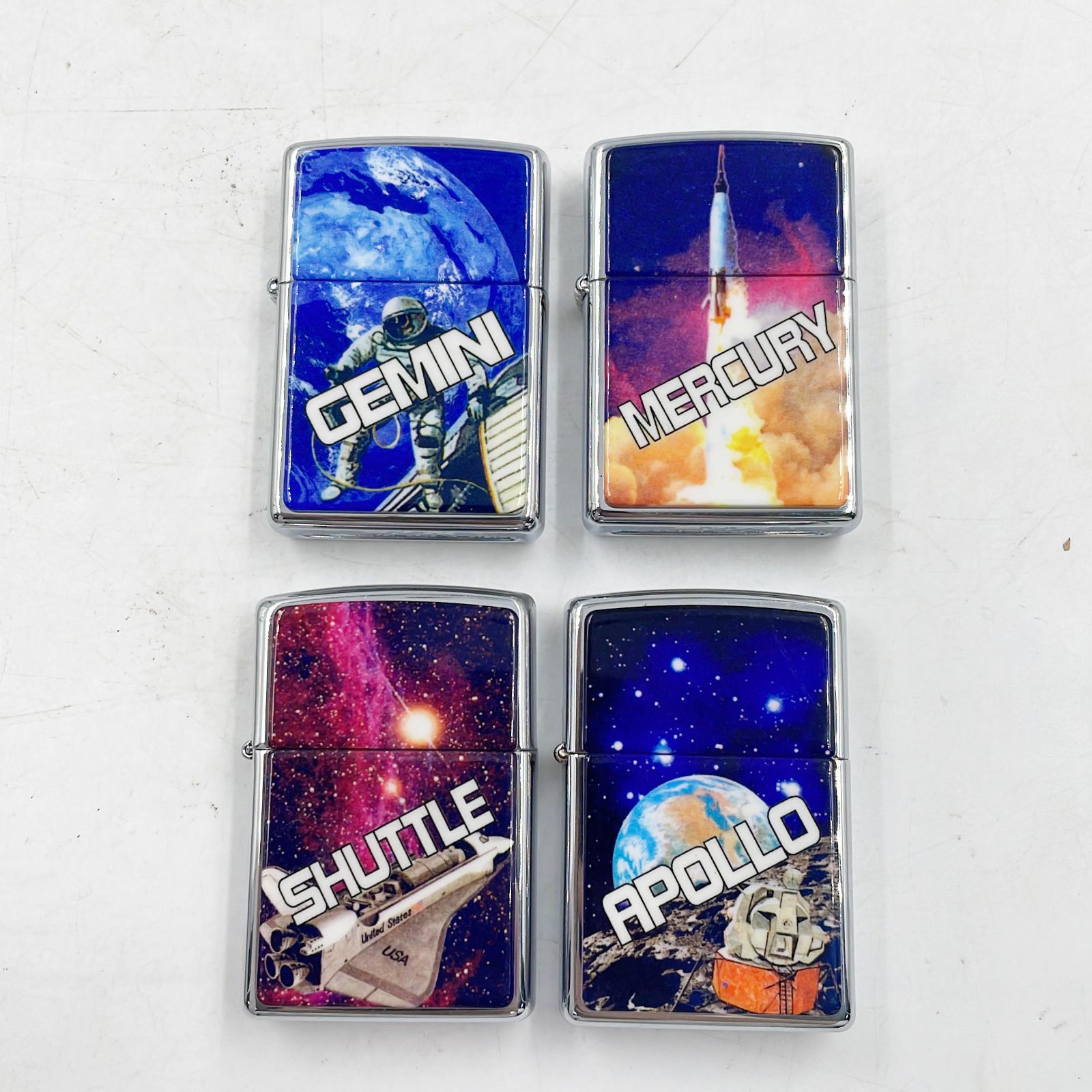 ZIPPO SPACE EXPLORATIONS ジッポー ライター 限定品 1997年製造 宇宙探査記念シリーズ 4個セット アンティーク  コレクション 廃盤品 - メルカリ