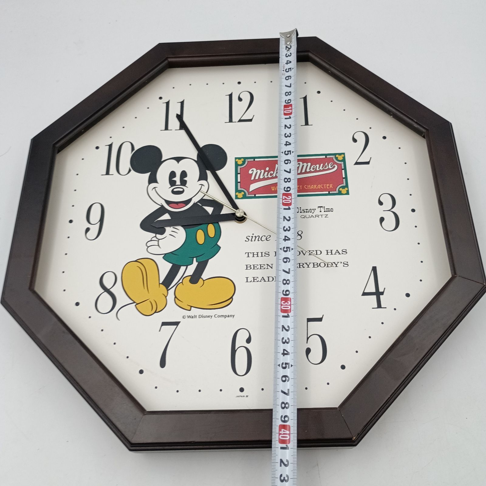 K-0659】Disney 大きい 壁掛け時計 ディズニー ミッキーマウス