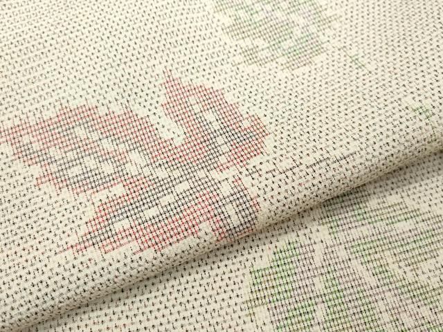 平和屋着物○本塩沢 楓文 正絹 逸品 CAAR8094vf - メルカリ 