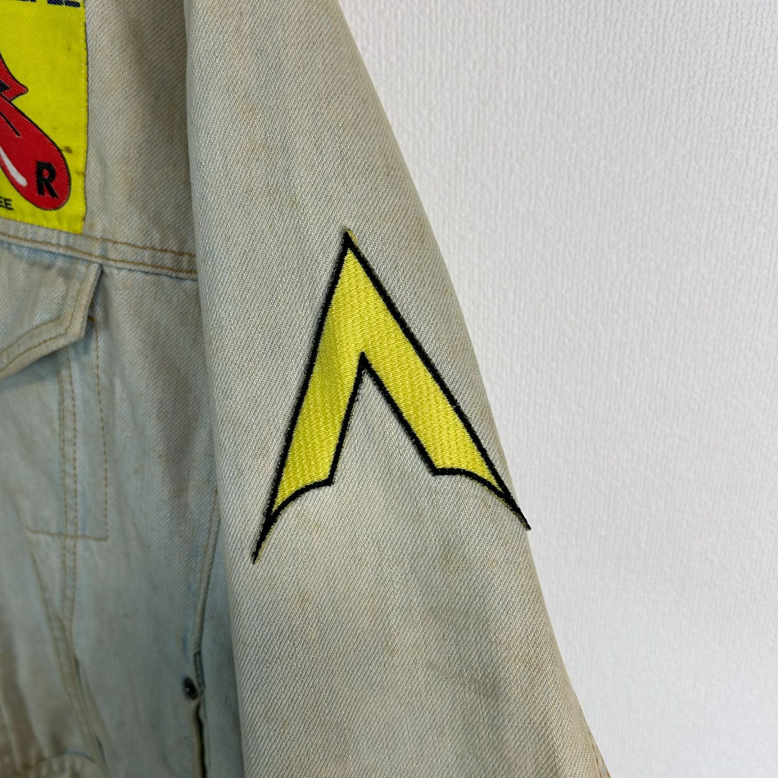 80s vintage THE ALFEE アルフィー デニムジャケット Gジャン アース
