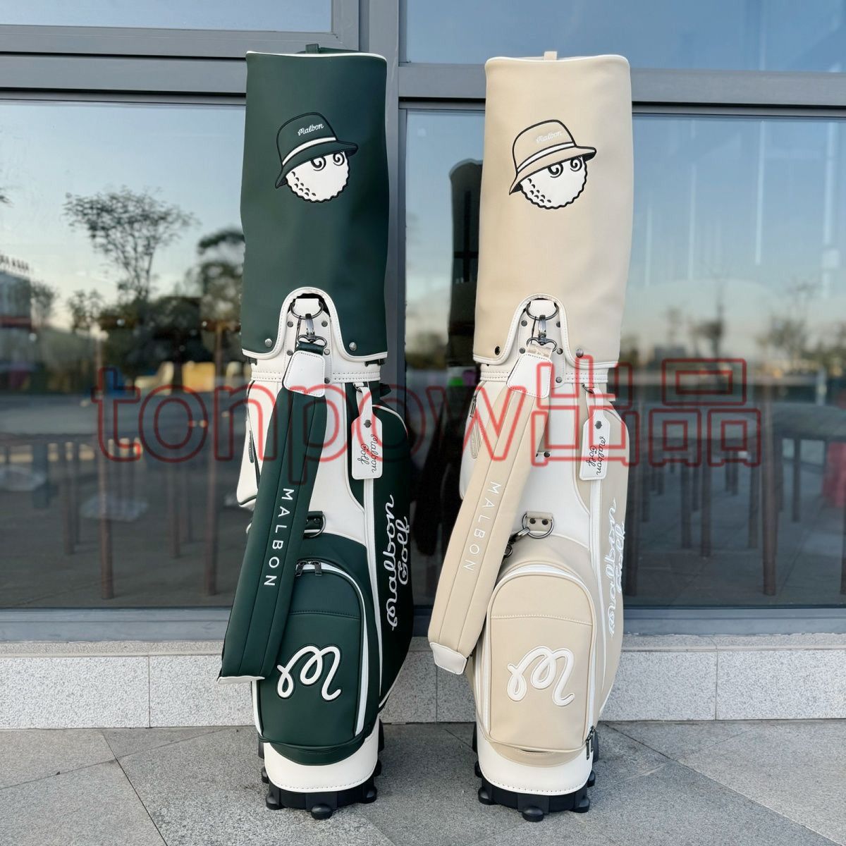 MALBON ゴルフキャリーバッグ 軽量防水ローラー付き MALBON ゴルフキャリーバッグ 軽量防水ローラー付き Malbon Golf
