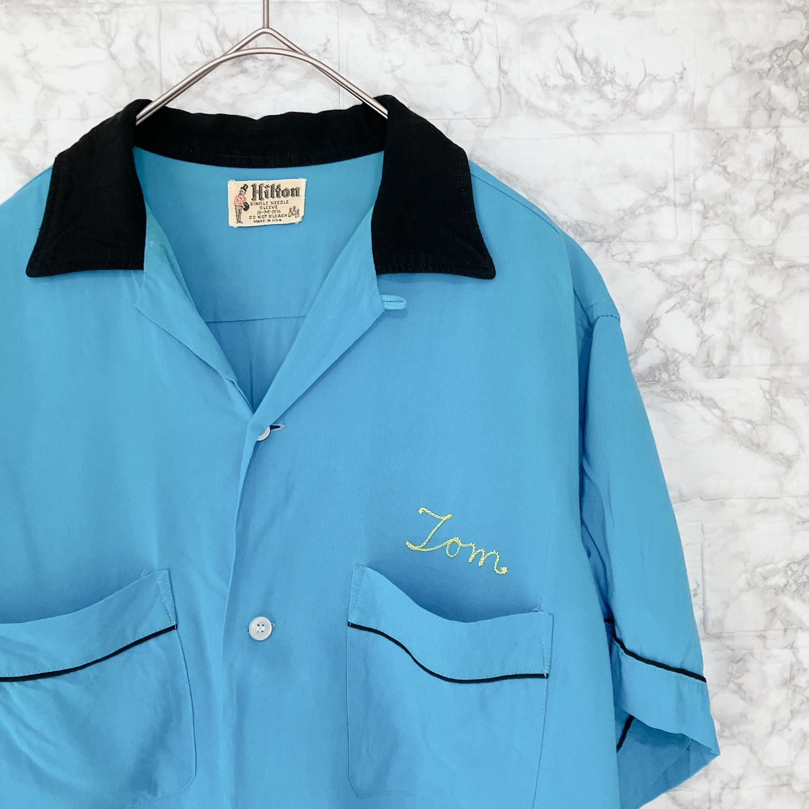 60年代 hilton usa ボーリングシャツ VINTAGE 60'S HILTON BOWLING