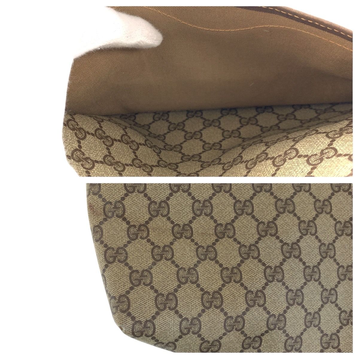 美品 GUCCI グッチ ヴィンテージ オールドグッチ シェリーライン