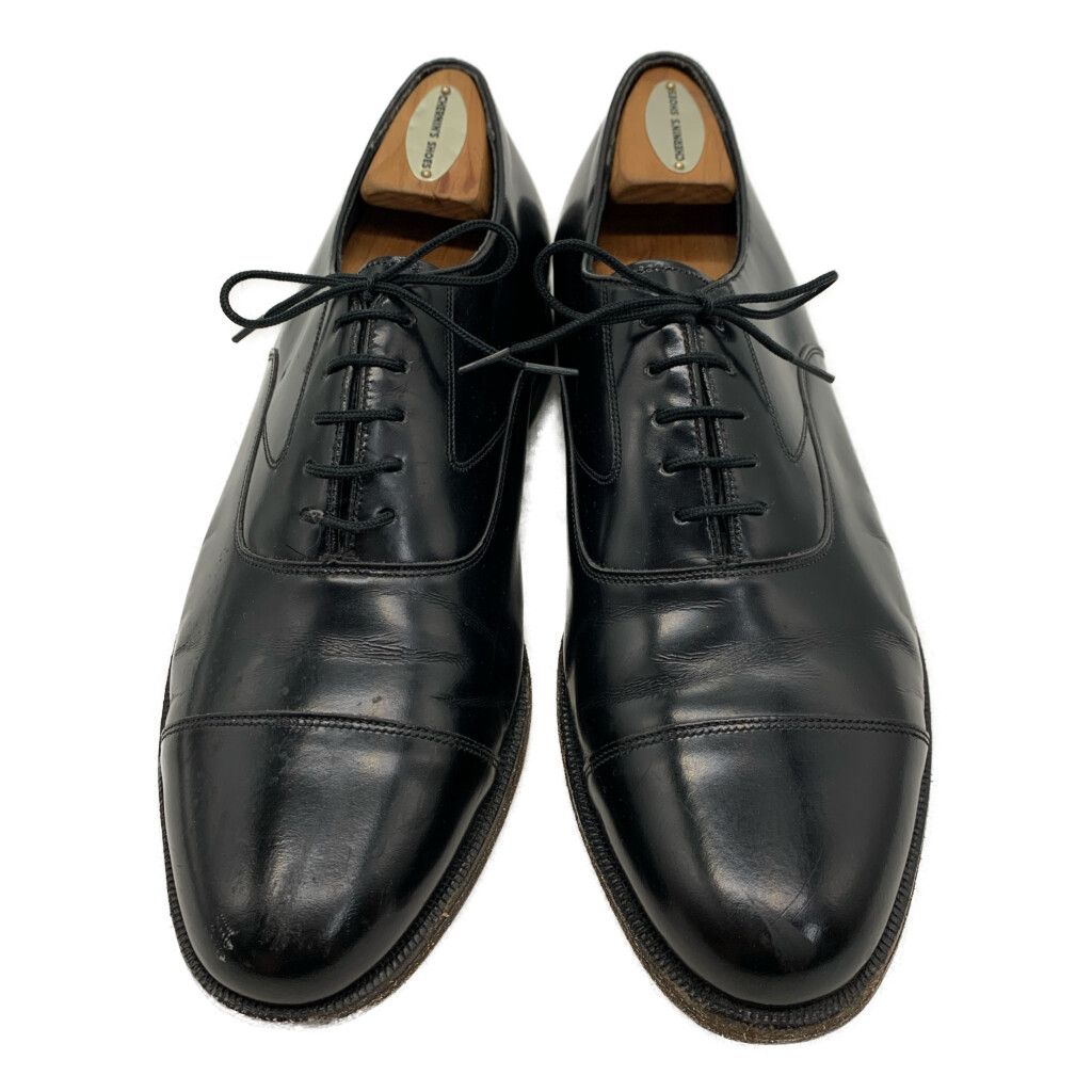 70年代 FLORSHEIM フローシャイム ストレートチップ 内羽根式 レザーシューズ ブラック (メンズ 8 1/2 D) 中古 古着 KA1578  - メルカリ