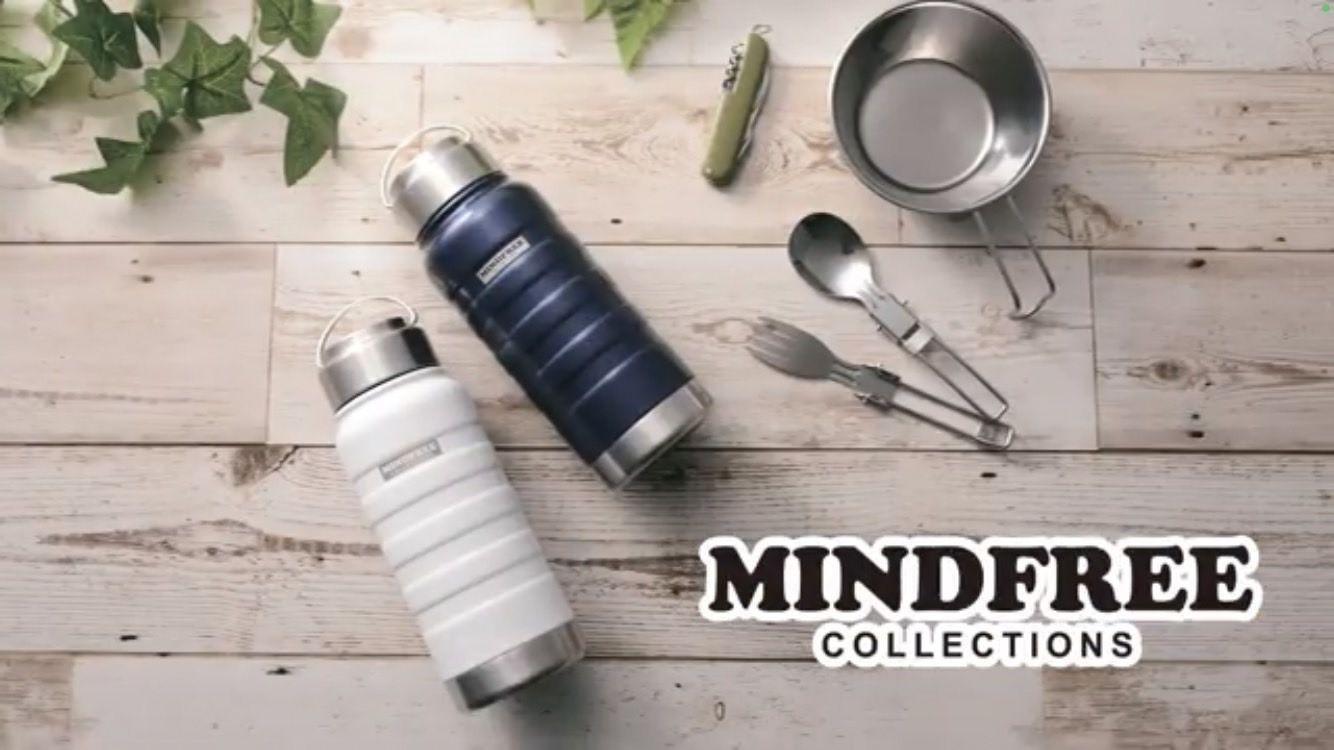 激安格安割引情報満載 真空二重構造ステンレスボトル550mL MINDFREE 紺