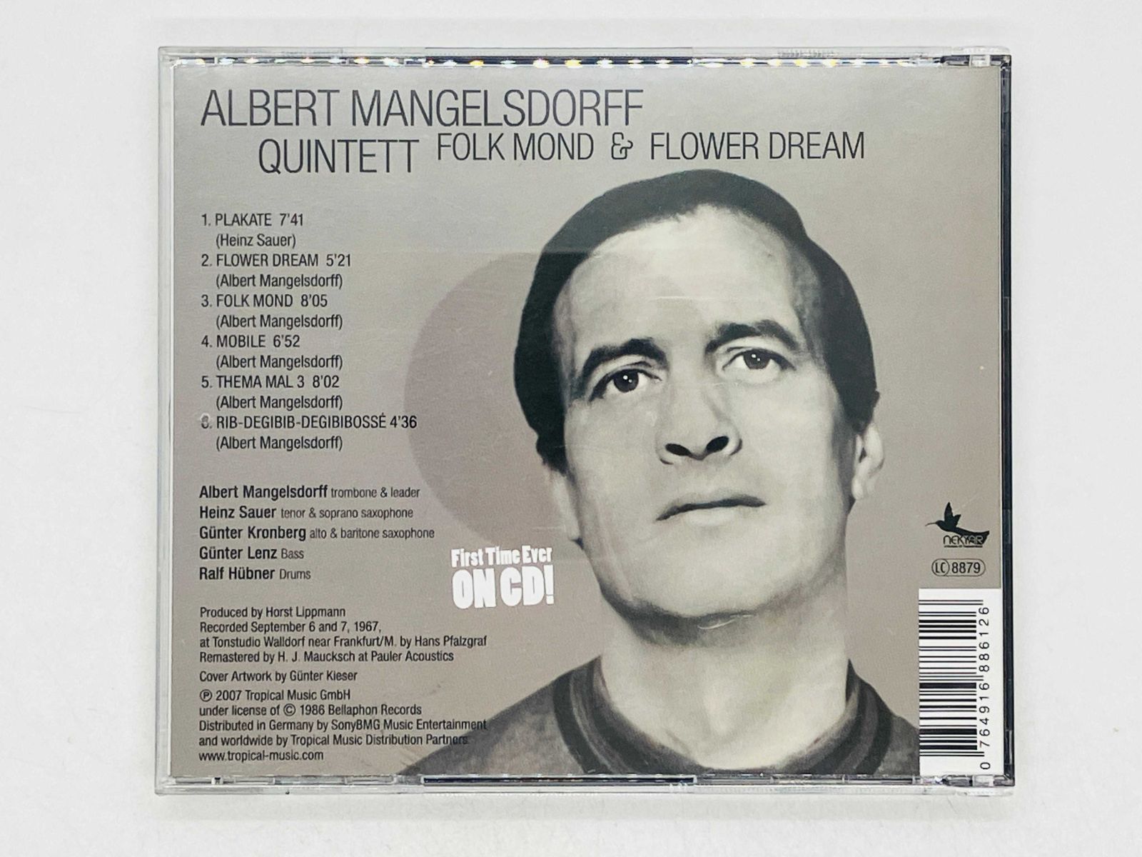 CD ALBERT MANGELSDORFF QUINTETT / Folk Mond & Flower Dream