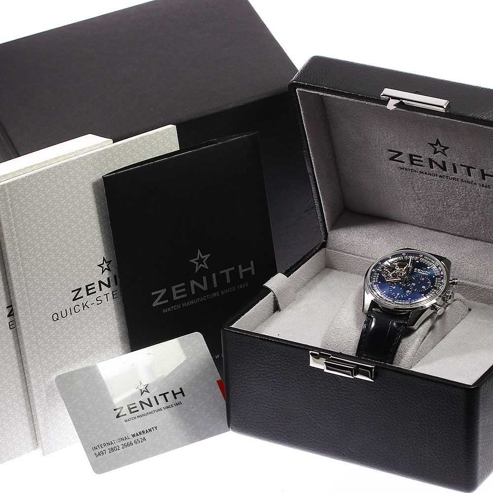 ゼニス ZENITH 03.20416.4061 エルプリメロ クロノマスター オープン 1969 自動巻き メンズ箱・保証書付き_802330 -  メルカリ