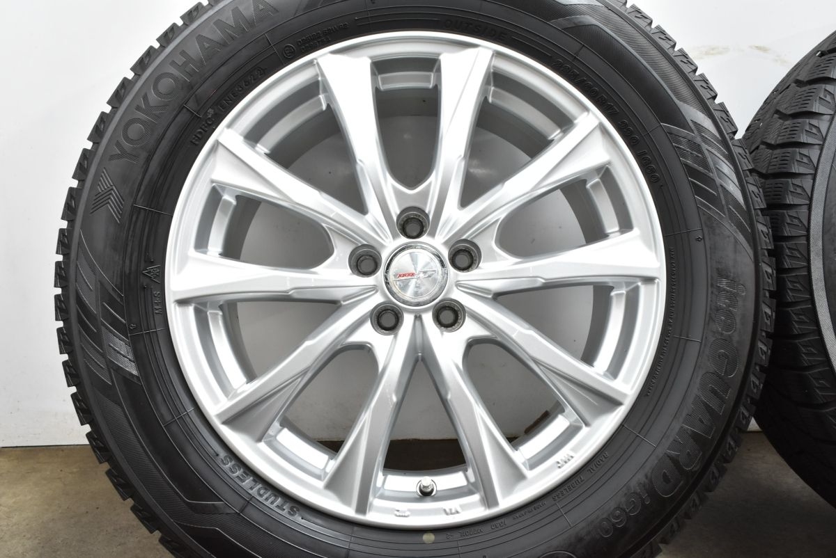 バリ溝 ウェッズ ジョーカー 17in 7J 48 PCD100 5穴 ヨコハマ アイスガード6 iG60 225 60R17 レガシィアウトバック フォレスター FFCRYSTALESIA_COM