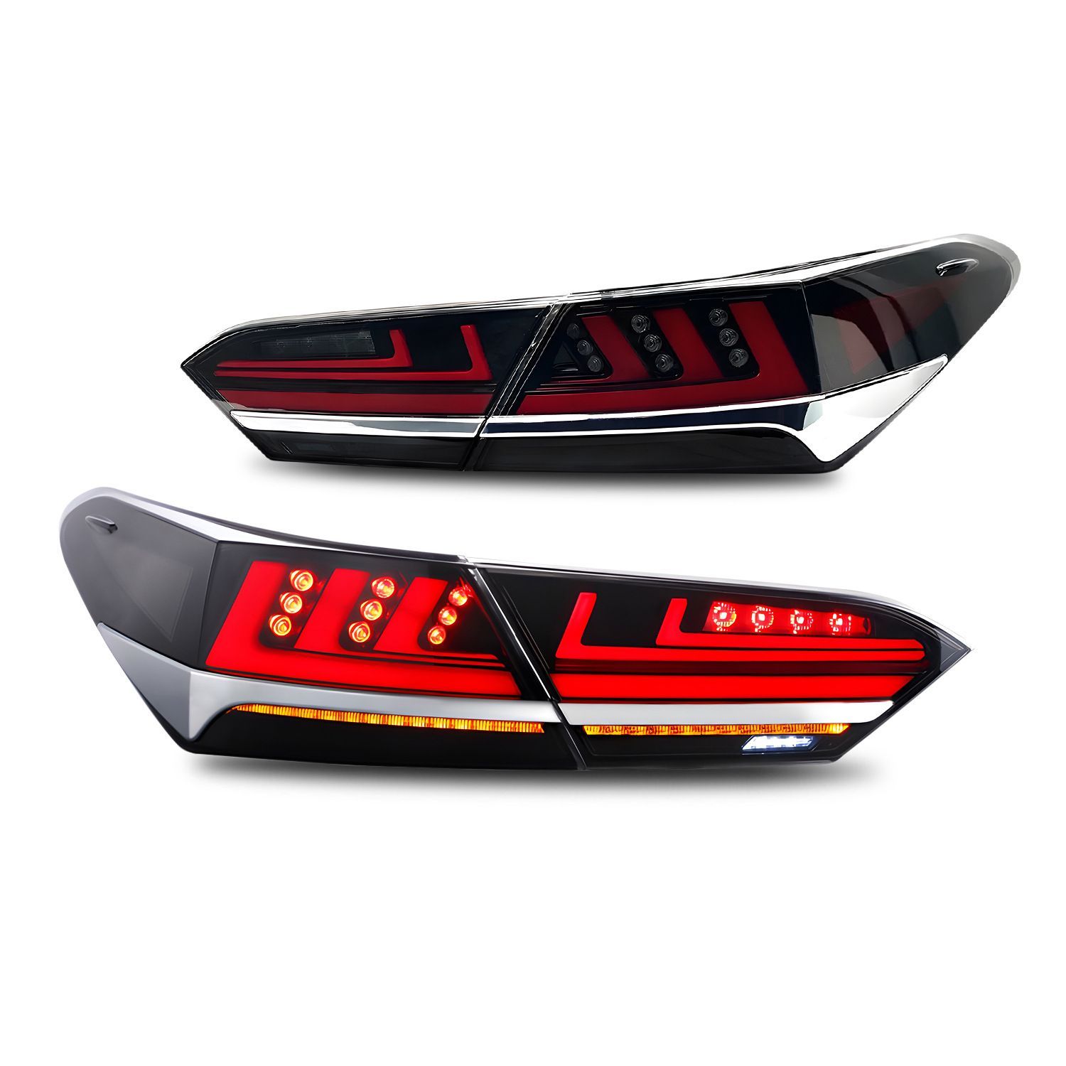 18-22年式トヨタCAMRY用LEDシーケンシャル流れるウインカー尾灯