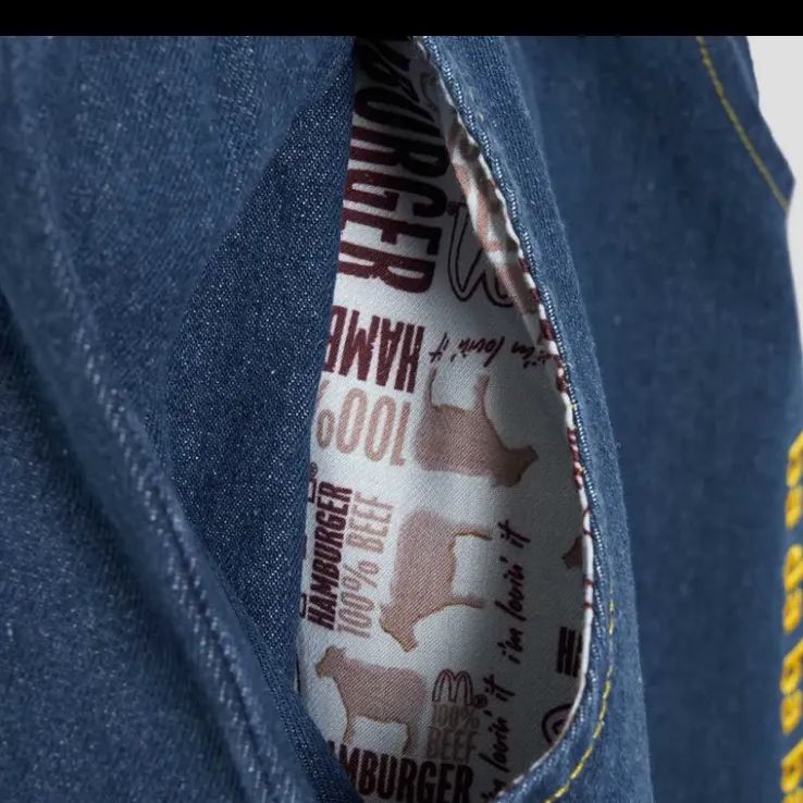 ☆ 新品タグ付き☆グラニフ×マクドナルド最新作 badabababa｜デニム