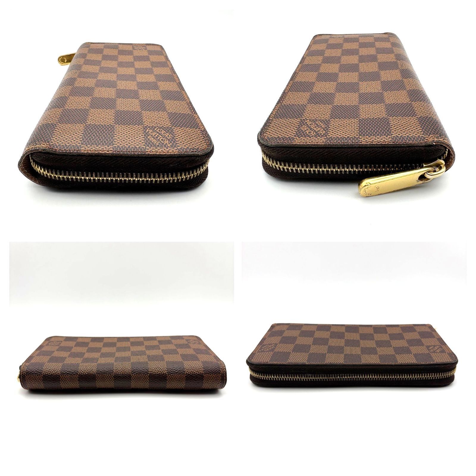 美品 】LOUIS VUITTON ルイヴィトン ダミエ ジッピーウォレット RFID