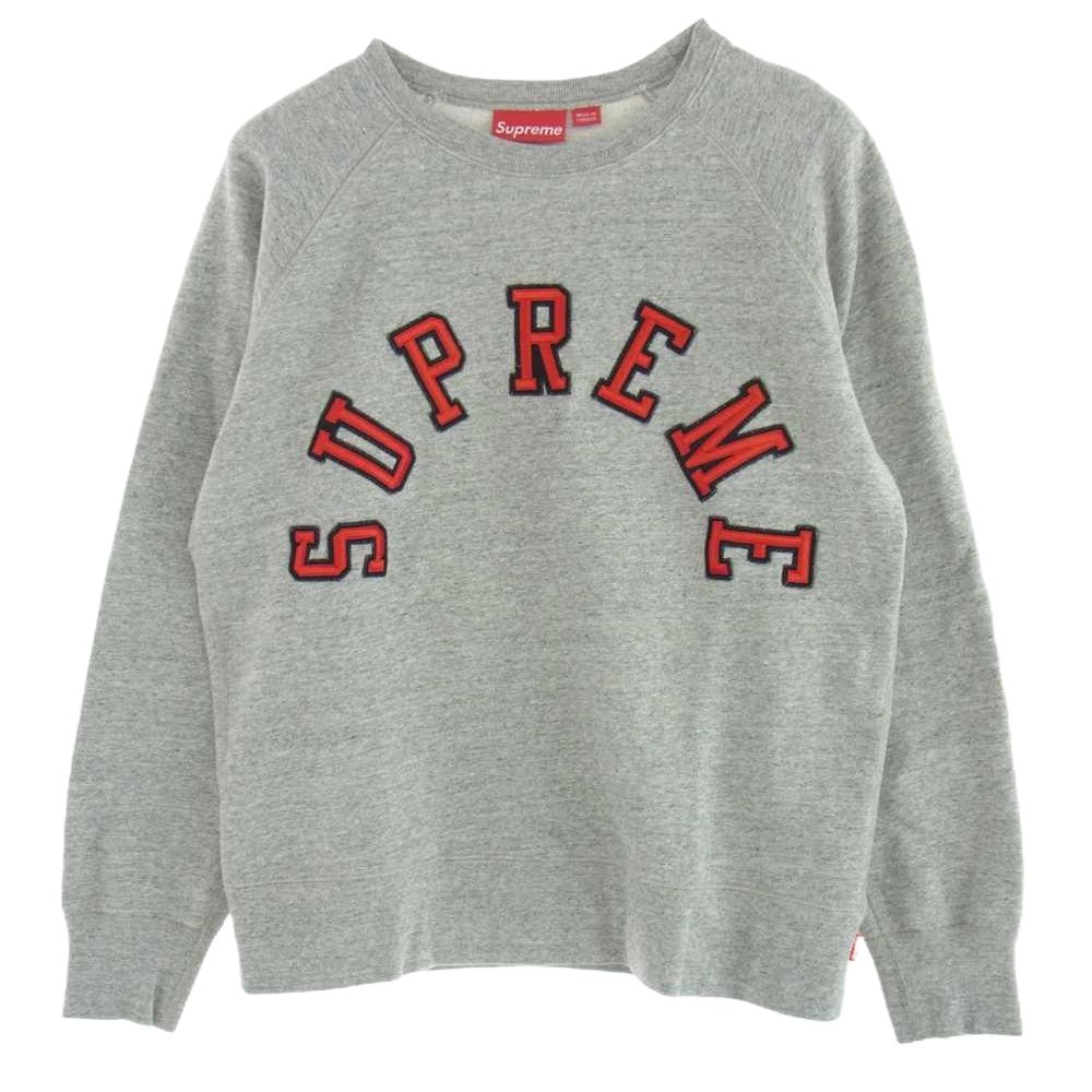 Supreme シュプリーム 12AW Felt Arc crewneck アーチロゴ クルー 