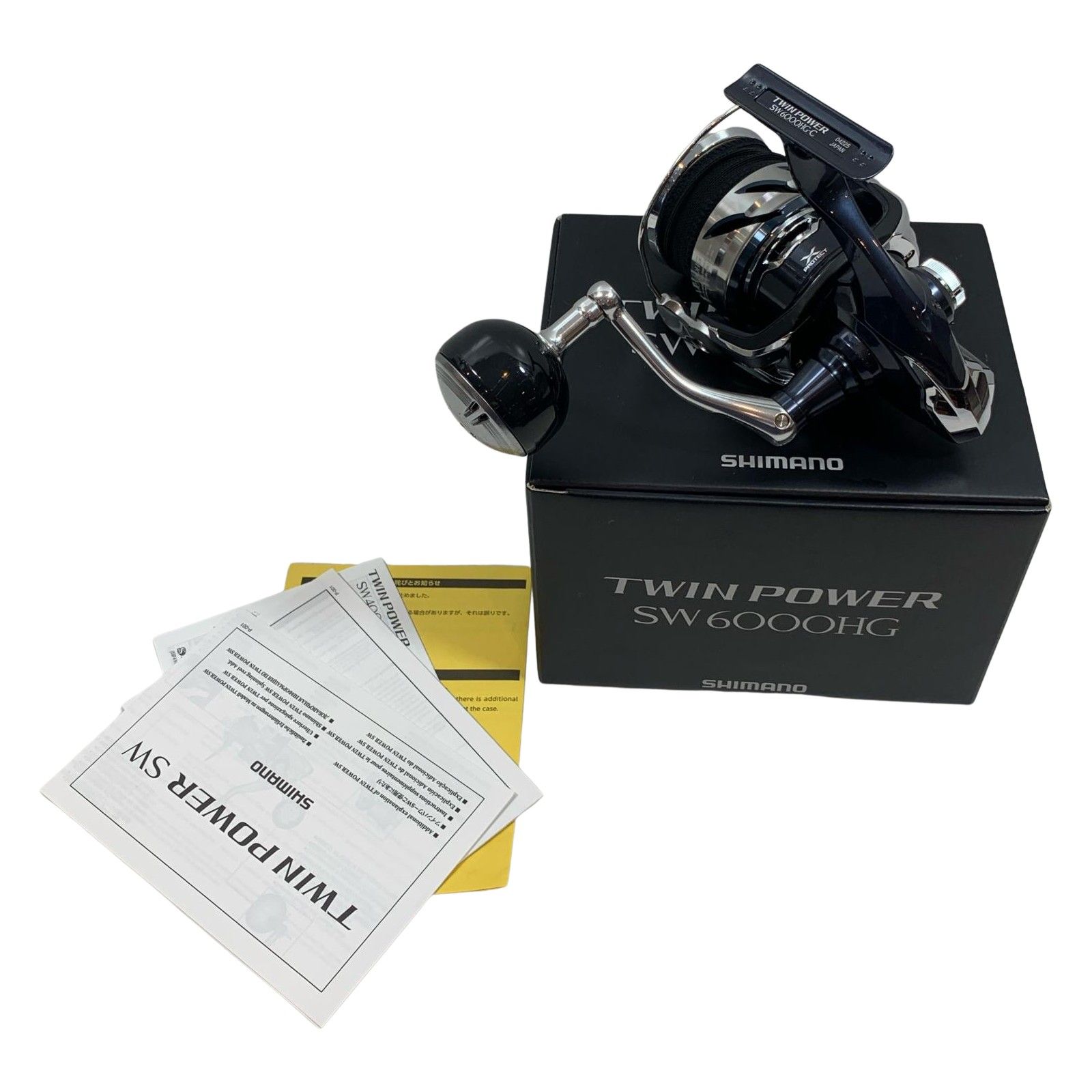 ττSHIMANO シマノ スピニングリール S キズ有 21ツインパワー SW6000HG 04225