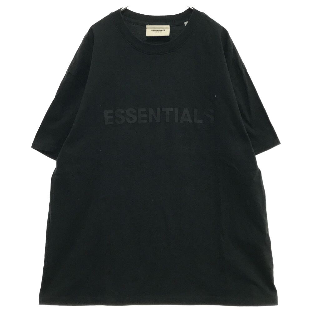 【美品】FOG ESSENTIALS  3DシリコンアップリケボクシーTシャツ ESSENTIALS 3D シリコン アップリケ tシャツ ESSENTIALS
