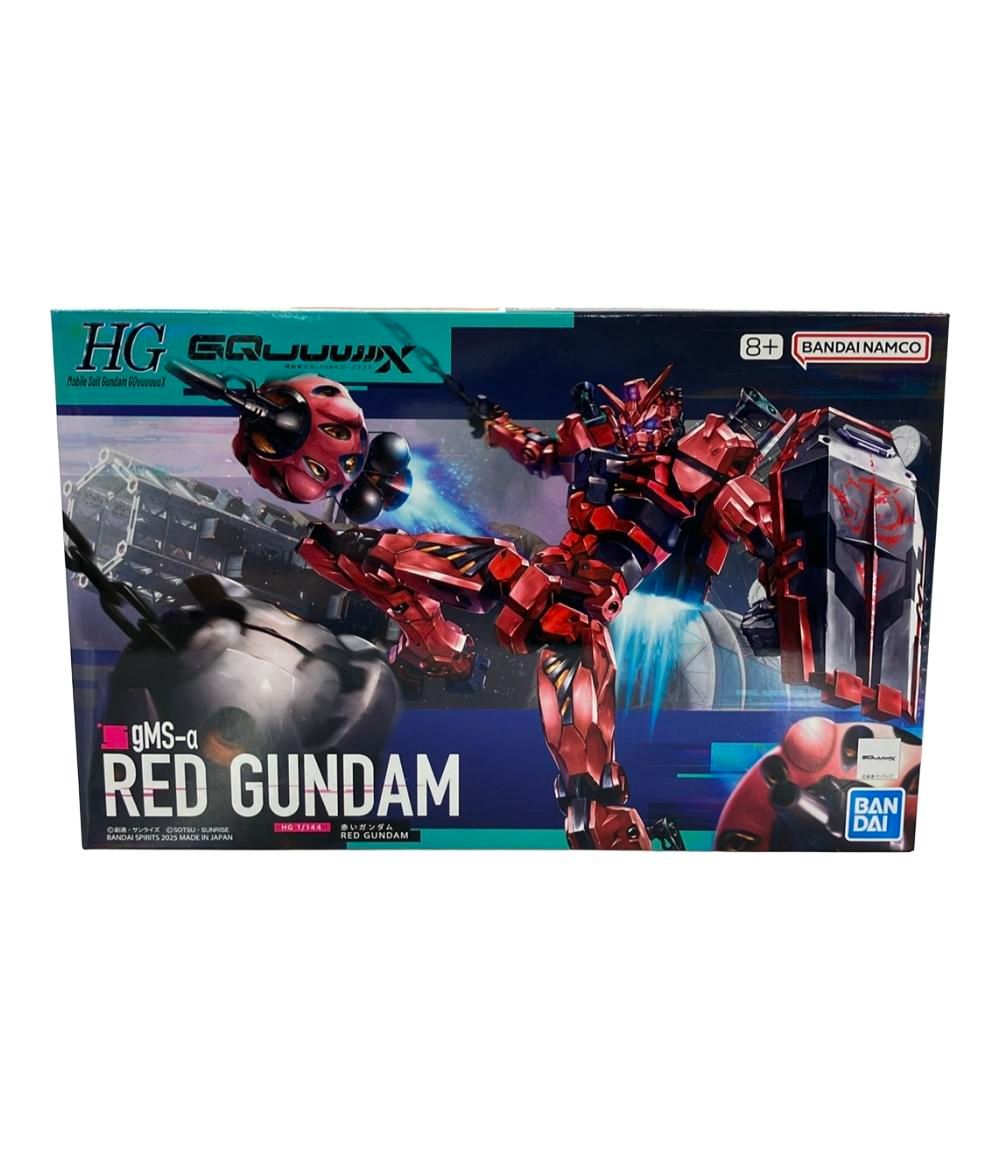 美品 機動戦士ガンダム ジークアクス プラモデル HG 赤い