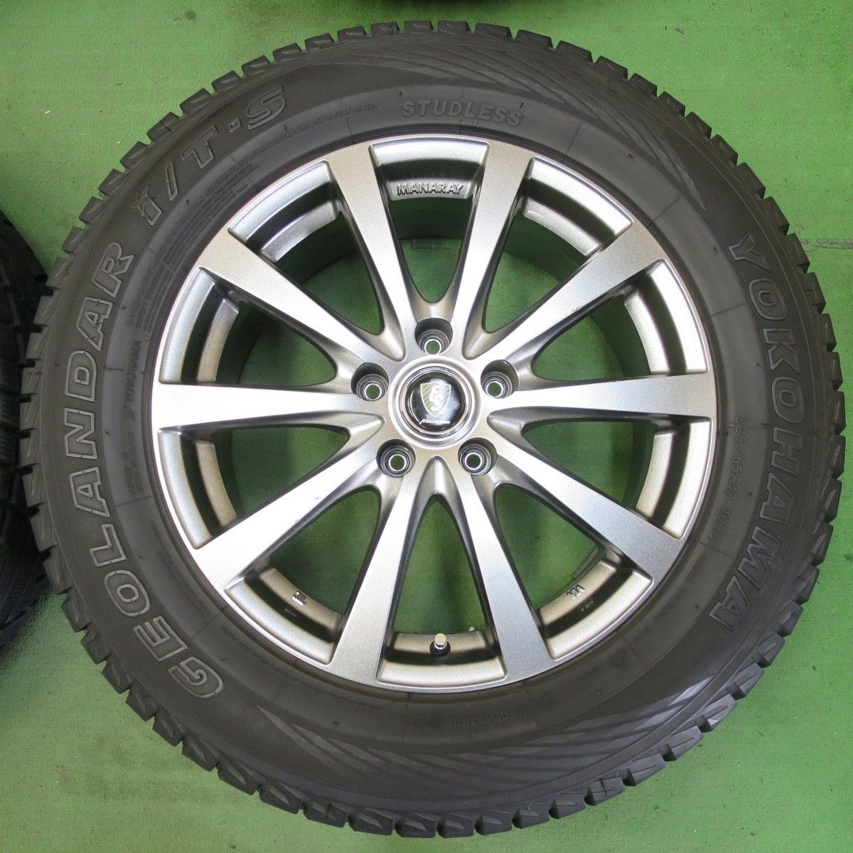 バリ溝！9.5分☆スタッドレス 225/65R17 ヨコハマ ジオランダー i/T-S 