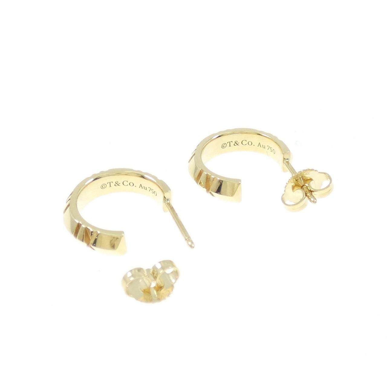 ティファニー アトラスフープピアス 中古・古着通販】TIFFANY & Co. (ティファニー) アトラス フープピアス