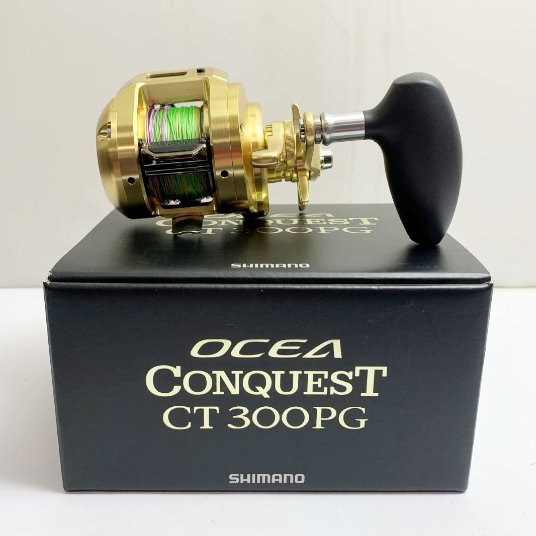SHIMANO - ★★SHIMANO シマノ オシアコンクエスト 300PG 　ベイトリール　ゴメクサスハンドルノブ付 03821 SHIMANO シマノ オシアコンクエスト 300PG ベイトリール ゴメ